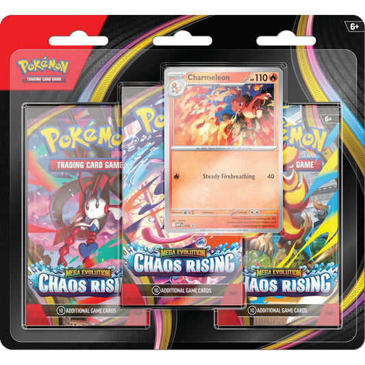 Pokémon TCG: Mega Evolution Chaos Rising - 3 Pack Blister