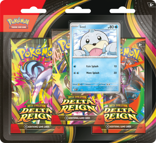 Pokémon TCG: Mega Evolution Delta Reign - 3 pack blister