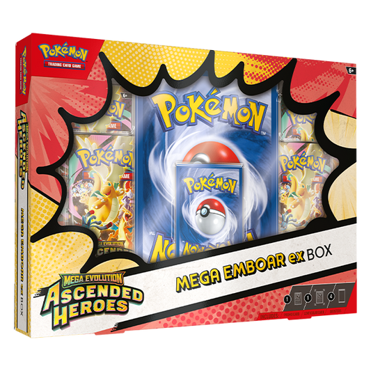 Pokémon TCG: Mega Evolution Ascended Heroes - Mega Emboar ex Box