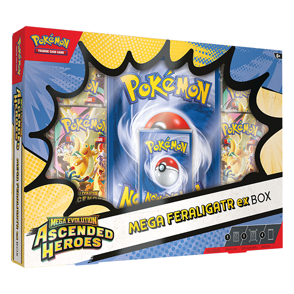 Pokémon TCG: Mega Evolution Ascended Heroes - Mega Feraligatr ex Box